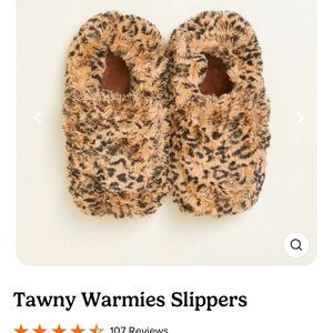 Warmies microwaveable slippers - one size fits most- lavender scent NWT
